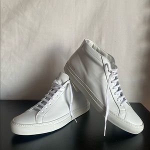COMMON PROJECTS White Original Achilles Mid Sneakers